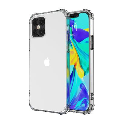 China Comfortable Soft Tpu Droproof Clear Phone Case For Iphone12 5G Shockproof Covers For iphone 11 12 pro Max 2020 Cell Phone Bags for sale