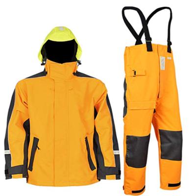 China OEM Factory Price Sailing Anti-UV Jacket With Bib Pants Waterproof Fishing Jacket for sale