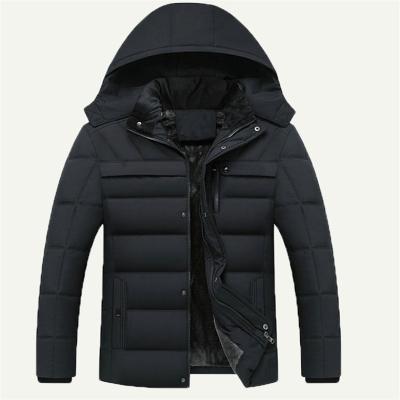 China 2019 Winter Fashion Sustainable Thick Warm Hooded Coat Men's Winter Jacket Windproof Father's Gift Parka for sale