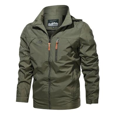 China QUICK DRY Mens Army Tactical Hooded Jacket with Multi Pocket for sale