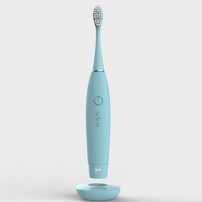 China LULA OEM Cordless Electric Filling Teeth Cleaner Tartar Removal Radio Charging Sonic Vibration Toothbrush With Silicone Automatic Handle for sale