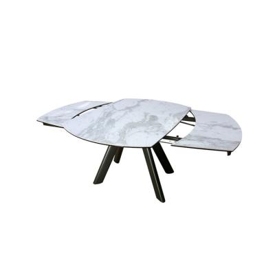 China Fashion Adjustable Luxury Home Decor Customization Latest Support Dining Table (Other) Designs Modern for sale