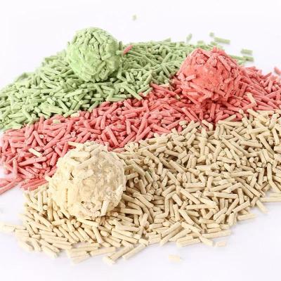 China Viable Super Bunch Tofu Cat Litter Dust Free Pet Cat Litter for sale