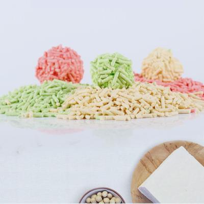 China OEM Preium Factory Tofu Factory Sustainable Cat Litter Sand 2mm Natural Pet Tofu Cat Litter for sale