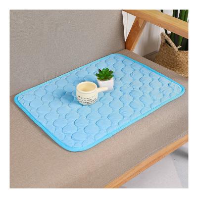 China Washable Waterproof Dog Cooling Cooler Pet Summer Cool Pad Ice Cooling Mats Bed Custom For Pets for sale