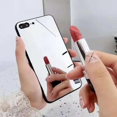 China Brand Mobile Cell Phone Cover Case Radiation Blocking Phone Case For Iphone X Mobile 6S Slim Glass Mirror Glass Personality Ip 8/7Plus Cell Phone Hard Cover for sale