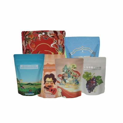 China Recyclable Custom Design Eco Friendly Printed Stand Up Recyclable Dog Treat Pouch Pet Food Packaging Aluminum Foil Ziplock Bags for sale