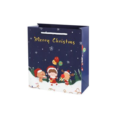 China Wholesale Recyclable Luxury Eco Friendly Shopping Bag Merry Christmas Paper Party Gift Bag for sale