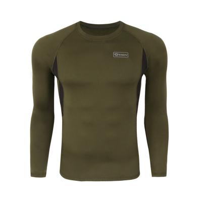 China Keep Warm 2022 Solid Color High Quality Military Top Tight Fit Thermal Underwear for sale