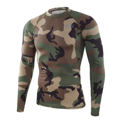 China Hot Selling QUICK DRY Camouflage Windproof Tight Fitting Military Special Purpose Thermal Underwear for sale