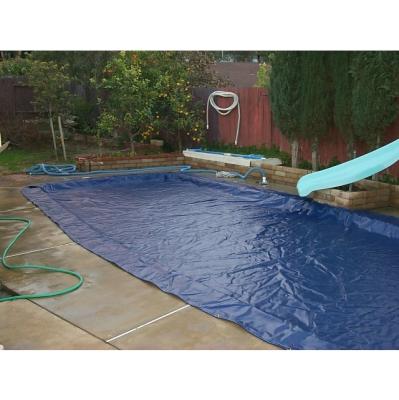 China Safety Pool Cover 10ft PVC Solar Pool Cover Retractable Swimming Pool Cover House for sale