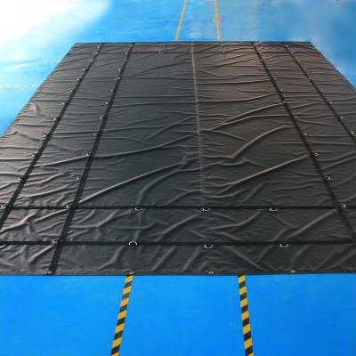 China 18 Ounce Fire Retardant Heavy Duty Flatbed Truck Steel Tarp for sale