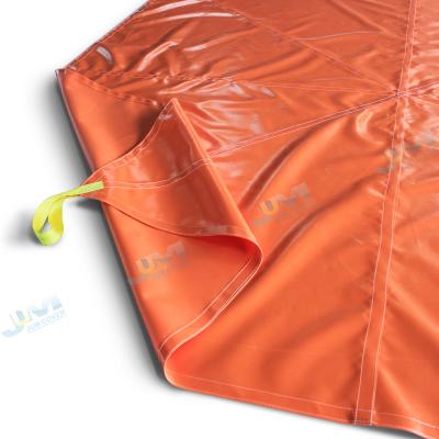 China Double Faced Snow Lifting Tarp For Buildingsite Removal Tarps PVC Snow Lifting Tarp for sale