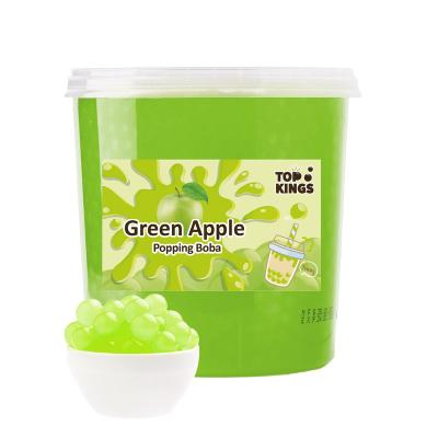 China Vegan ; without GMO; Gluten Free Green Apple Jumping Boba for sale