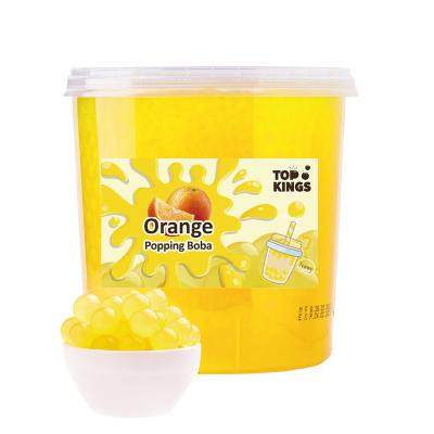 China Vegan ; without GMO; Gluten Free Orange Jumping Boba for sale