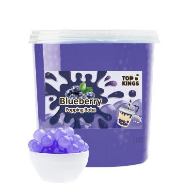 China Vegan ; without GMO; Gluten Free Blueberry Jumping Boba Boba Jumping Beads for sale