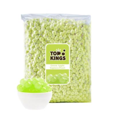 China 100% Natural Green Apple Tapioca Pearl Bubble Tea Supplies Material for sale