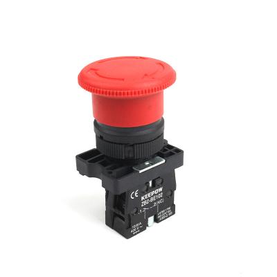 China XB2-ES542 N/C 600V 10A Red Mushroom Main Turn To Release Push Button Switch XB2-ES542 for sale