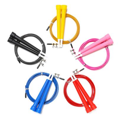 China Adjustable Rope Length Fitness Products Outdoor Sports Machine PVC Supporting Jump Rope Plastic Handle Speed ​​Jump Ropes for sale