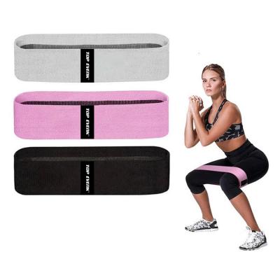 China Durable Non Slip Circle Hip Glute Leg Booty Fabric Resistance Bands Set for sale