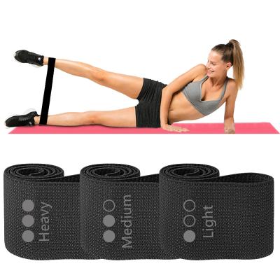 China Yoga Exercise Home Workouts Training Elastic Fitness Elastic Fitness Expander Cloth Resistance Bands for sale