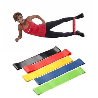 China Multifunctional 100% Nature Latex Fitness Exercise Custom Stretching Loop Band Mini Latex Resistance Loop Band for sale