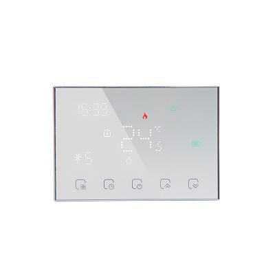 China Hot Water Heating Touch Screen Thermostat Smart WIFI Control Radiation Shield Te koop