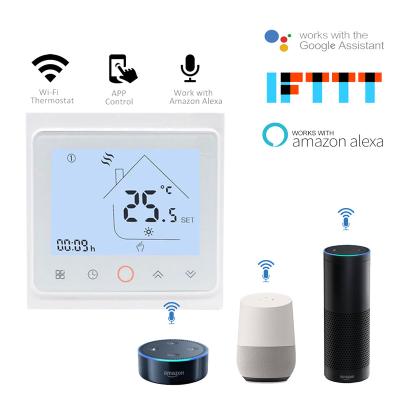 China Smart WiFi Fan Coil Thermostat For Air Conditioner in underfloor heating Systems Te koop