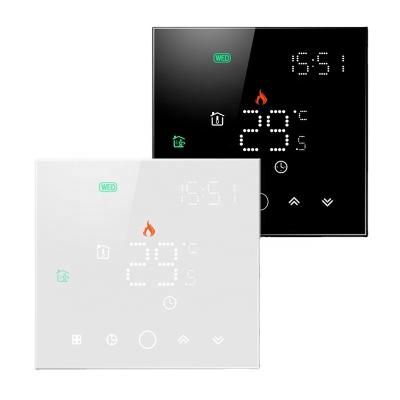 China Floor Heating Touch Screen Thermostat Anti-Flammable Flame Retardance ABS Te koop