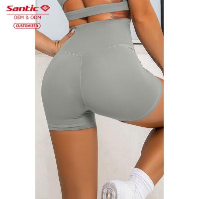 China Breathable Fashion Womens Colors More Ready Styles Eco-Friendly Yoga High Waisted Booty Shorts Workout for sale