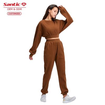 China Waterproof latest trends in 2022 high quality loungewear women sets for sale