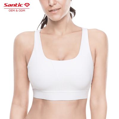 China Custom Wholesale Spandex Womens Breathable Workout Fitness Yoga High Neck Sports Bra for sale