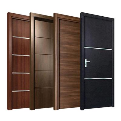 China New room HS-WD04 water proof door waterproof interior design wpc solid wood doors with accessories for sale for sale