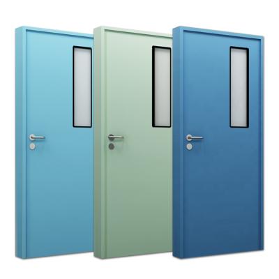 China HS-CRD1 fire protection china hospital pharma gmp standard metal emergency clean room steel door for sale