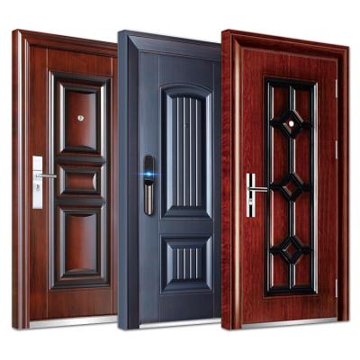 China HS-SD04 Sound Insulation Factory Price Home Hotel Room Interior Security Steel Door Design for sale