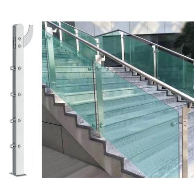 China Modern Stainless Steel Balcony Cable Railing Handrails And Indoor Metal Staircase Fencing Pillars for sale