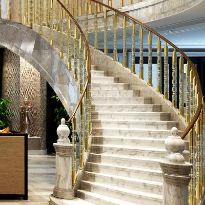 China Modern Design Straight Acrylic Rod Staircase Hot Selling Crystal Balustrade for sale