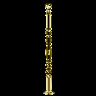 China Modern Injection Baluster Mold Handrails Staircase Gold Acrylic Post For Villa Pillars for sale