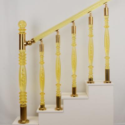 China 60mm Diameter Modern Indoor Acrylic Fancy Staircase Led Stair Light Baluster for sale