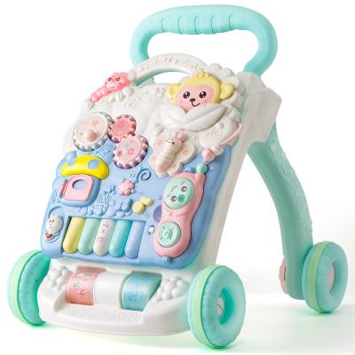 China Adjustable Educational Multifunctional Musical Hand Push Learning Activity Baby Walker Toy Free Shipping Baby Walker for sale