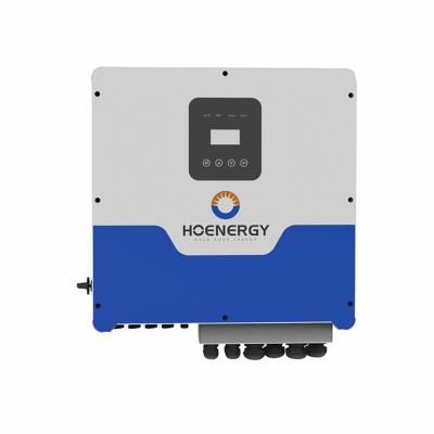 China Hoenergy Factory Direct Sales 8.8KVA PV Power 10.4 KW MPPT 3 Phase High Voltage Hybrid Solar Inverter 550*200*520mm for sale