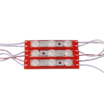 China Hot Advertising Signs RTS Lamp Sale Advertising Backlight 620-625 NM 3 DC12V 7015 Led Module Red Led Module for sale