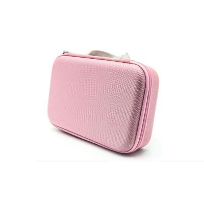 China Custom Store Matte Zipper Shaped Travel Hard Box Eva Tattoo Case Small Cosmetic Bag Durable Makeup Brush Foam Insert Carrying for sale