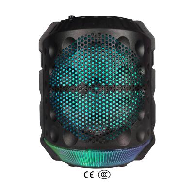 China No Speaker 6.5 Inch RGB Lights Portable Party Radio BT Active Outdoor Speaker for sale