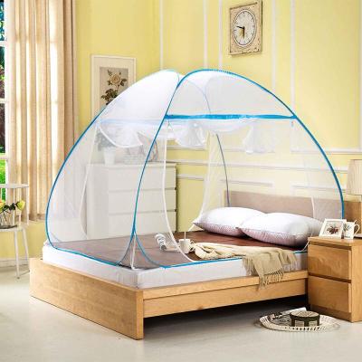 China Insecticide treated 200x180x140cm Mongolia cheap yurt foldable pop mosquito net for sale