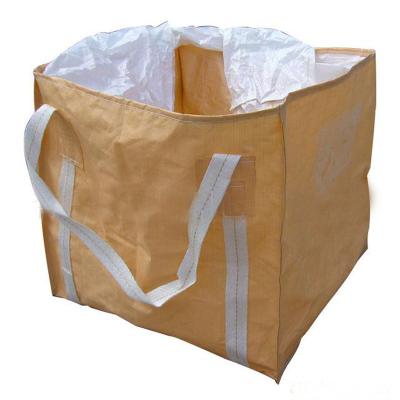 China Cement Virgin PP Ton Bag 1 Ton Bulk Jumbo Bag For Cement And Sand Chemical for sale