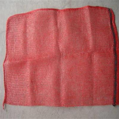 China Blank agriculture pp plain weave gauze mesh bag for potatoes mesh bags for onions red onion mesh bags for sale