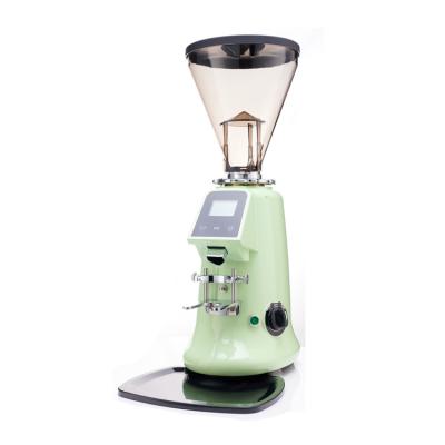 China NEW LED Touch Screen Display Positioning Coffee Grinder Professional Sensor Design Espresso Coffee Grinder/Avocado Green for sale