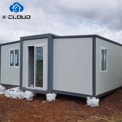 China Modern Shipping Expandable 20Ft 40Ft Prefab Container House Structures Two Bedroom Tiny Prefab Villa With Kitchen for sale