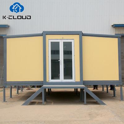 China 20Ft 40Ft Two Bedroom Prefab Expandable House Modern Fully Furnished Luxury Tiny Prefab Villa With Kitchen for sale